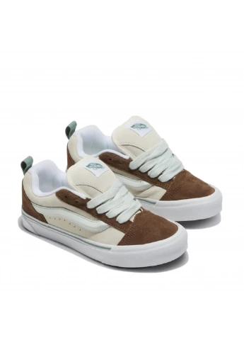 Кросівки VN0009QCBLU Vans Knu Skool Tri Block Blue коричневі демісезони (317280227)