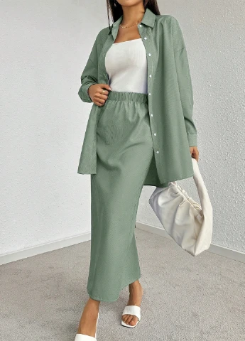 Костюм (рубашка, юбка) SHEIN (316740044)