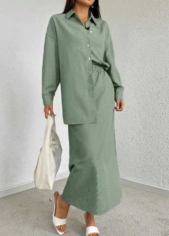 Костюм (рубашка, юбка) SHEIN (316740044)