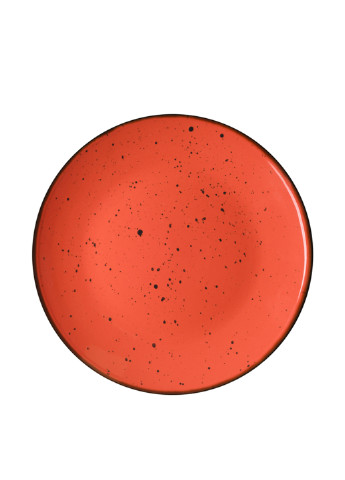 Тарелка десертная, 19 см Ardesto абстрактная оранжевая