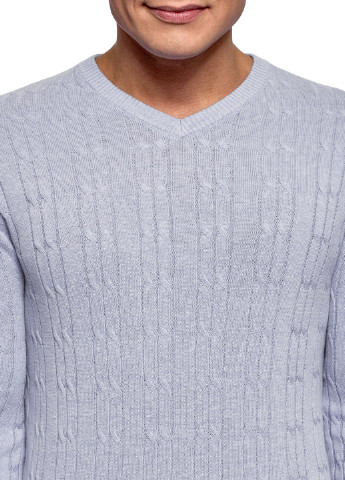 Синий демисезонный пуловер пуловер Oodji
