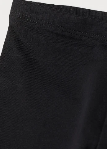 Черные летние леггинсы H&M