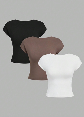 Футболка (3 шт.) SHEIN - (346914818)