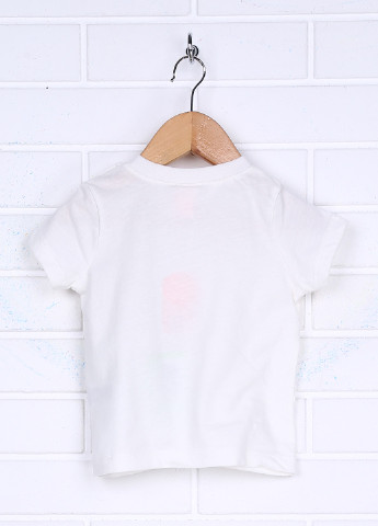 Молочная летняя футболка с коротким рукавом KOTON