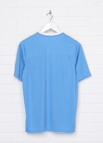 Блакитна літня футболка з коротким рукавом Umbro