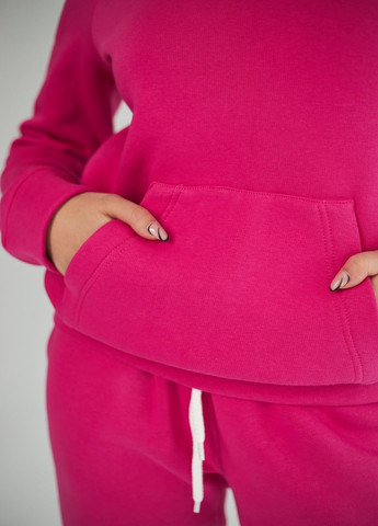 Рожевий світшот MaCo exclusive однотонний без декору (284626098)