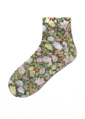 Шкарпетки Cos квіткові зелені повсякденні