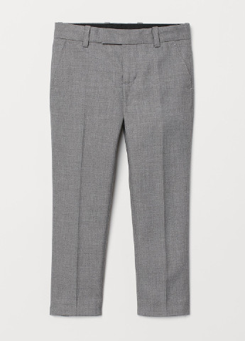 Серые классические демисезонные брюки классические H&M