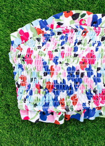 Комбінований літній купальник (ліф, трусики) роздільний, бандо SHEIN