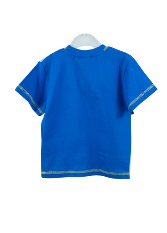 Синяя летняя футболка с коротким рукавом Disney