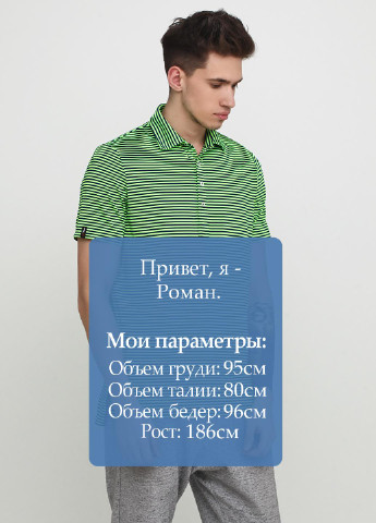 Цветная футболка-поло для мужчин Ralph Lauren в полоску