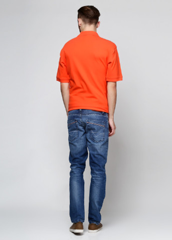 Синие демисезонные со средней талией джинсы Bruno Banani