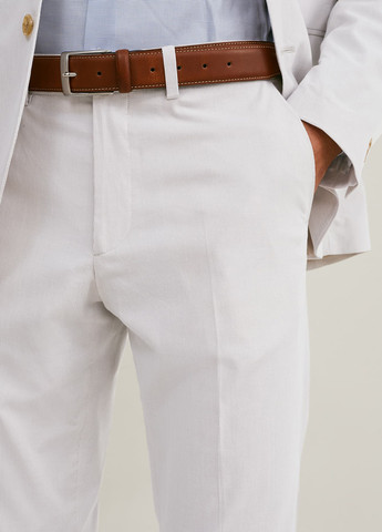 Светло-серые кэжуал демисезонные чиносы брюки C&A