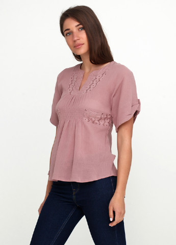 Світло-рожева літня блуза Kookai
