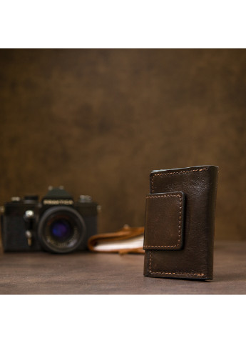 Кожаная визитница 7х10х1,5 см Grande Pelle (252415713)