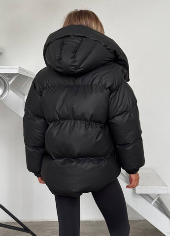 Чорний зимній Пуховик No Brand
