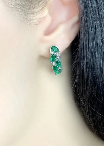 Серьги Silver Flame (152533410)