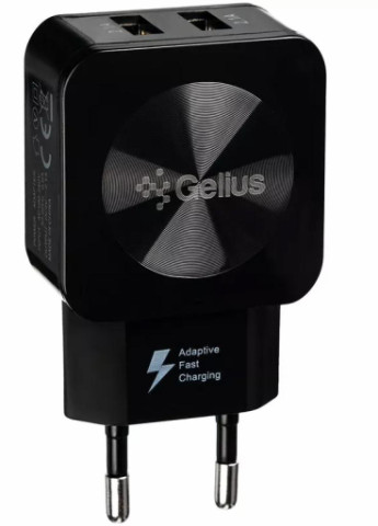 Зарядний пристрій Ultra Prime GU-HC02 2USB 2.1A Black (00000074893) Gelius (216637222)