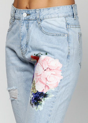 Комбинированный летний комплкт (футболка, джинсы) Lux
