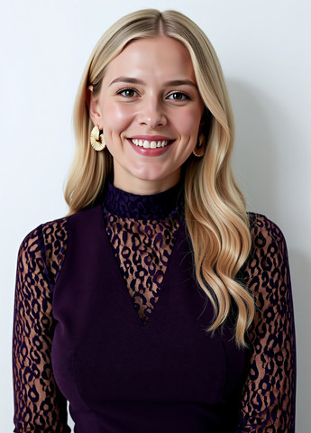 Сливовое кэжуал платье клеш, платье-водолазка Mohito однотонное