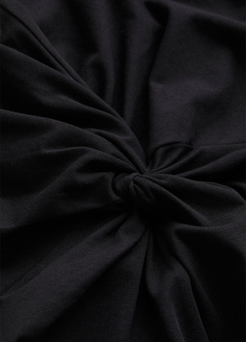 Чорна кежуал сукня для вагітних силуетна H&M однотонна