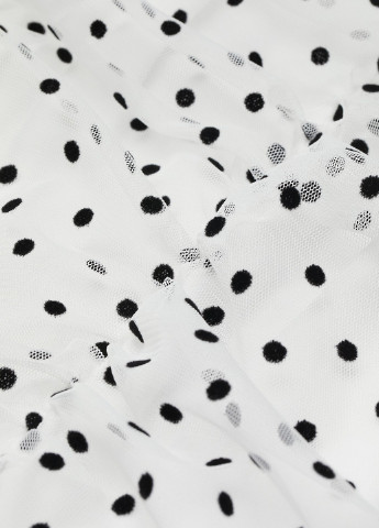 Білий кежуал сукня H&M в горошок