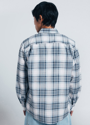 Голубой кэжуал рубашка в клетку Springfield