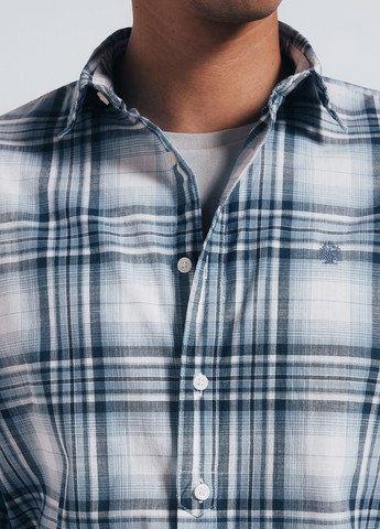 Голубой кэжуал рубашка в клетку Springfield