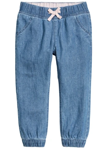 Синие демисезонные со средней талией джинсы H&M