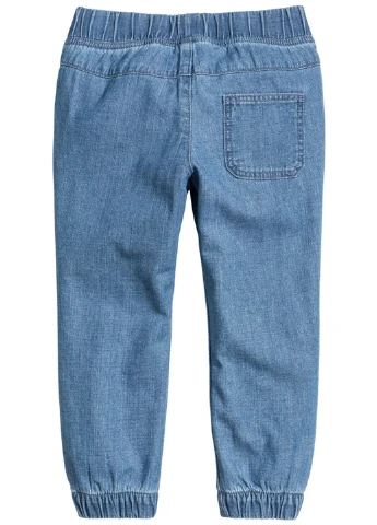 Синие демисезонные со средней талией джинсы H&M