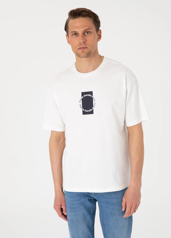 Белая футболка Pierre Cardin