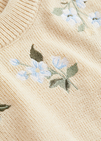 Светло-бежевый демисезонный джемпер джемпер H&M