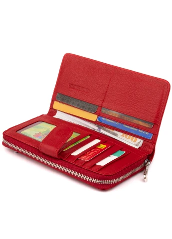 Женский кожаный кошелек 19х9,5х2,5 см st leather (229460404)