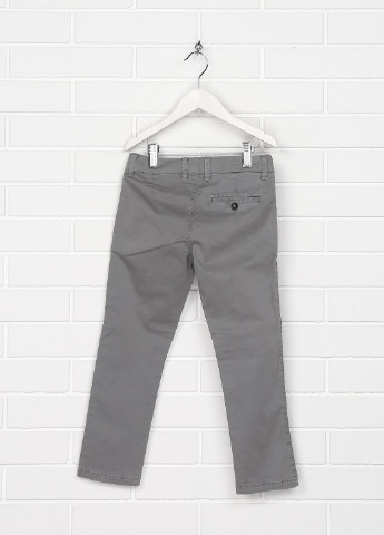 Серые кэжуал демисезонные брюки со средней талией Heach Junior