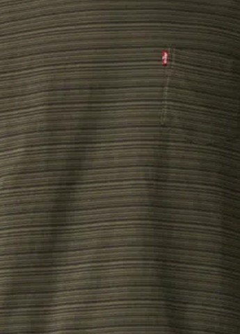 Лонгслів Levi's смужка хакі кежуали бавовна