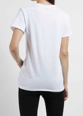 Біла футболка з принтом Ko Samui - (250382462)