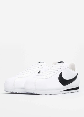 Белые всесезонные кроссовки Nike Classic Cortez Leather