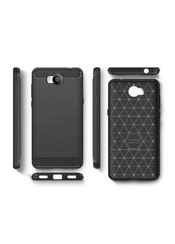 Чохол для мобільного телефону (смартфону) для Huawei Y5 2017 Carbon Fiber (Black) Laudtec (LT-HY52017B) BeCover (201491870)