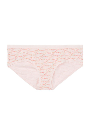 Труси Victoria's Secret сліп написи персикові повсякденні бавовна, модал