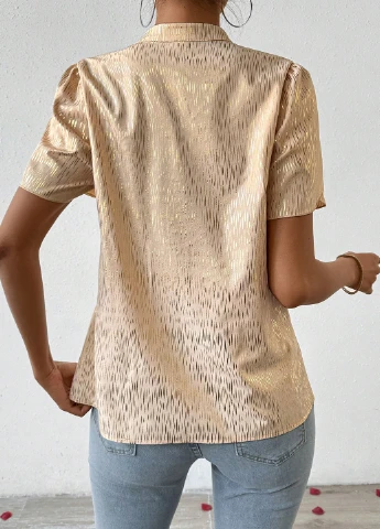 Золотиста блуза SHEIN