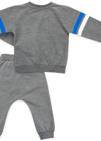 Сірий демісезонний костюм десткий "new york" (11495-92b-gray) Breeze