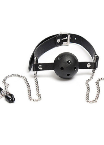 БДСМ Кляп із затискачами для сосків Langsha (253297654)