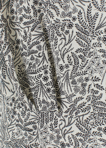 Молочна кежуал сукня H&M з квітковим принтом