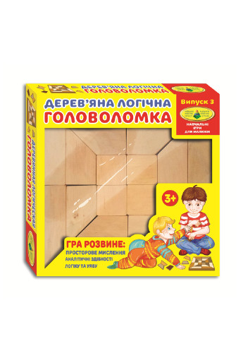Логічна головоломка, 22х22 см Киевская фабрика игрушек (151191913)