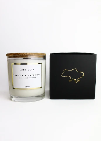 Ароматическая соевая свеча "Ваниль и Пачули"" Andless Aroma Soy Candle Vanilla & Patchouli (254797736)