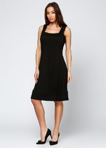 Черное кэжуал платье футляр Ralph Lauren