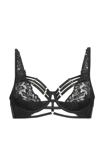 Чёрный бюстгальтер Hunkemoller с косточками полиамид