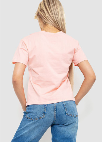 Светло-розовая летняя футболка Ager