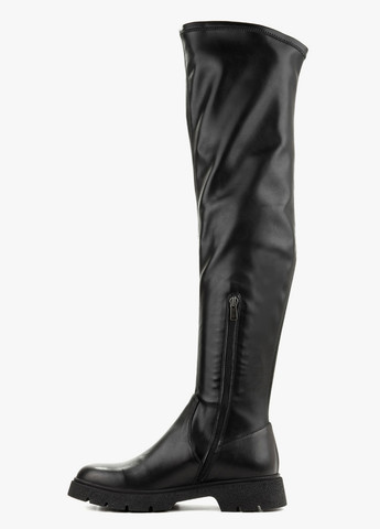 Черные осенние ботфорты Le'BERDES