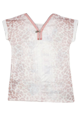 Розовая летняя футболка с коротким рукавом Byblos